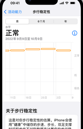 肇庆iPhone手机维修如何在iPhone开启'步行稳定性通知'