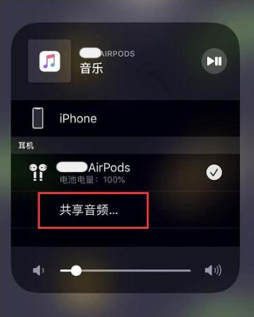 肇庆苹果14音频维修点分享iPhone14音频共享设置方法 