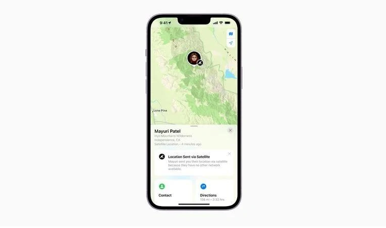 肇庆苹果14维修分享iPhone14系列中 FindMy功能通过卫星分享位置方法教程 